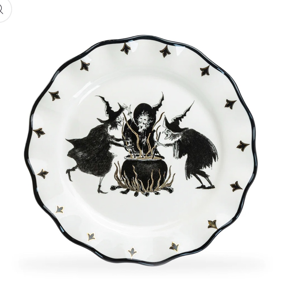 Potter’s Studio Halloween Witches Brew Serving Platter Dinner Plate